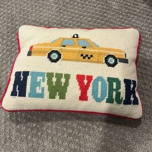 Jonathan Adler NEW YORK decorative pillow 12inch L by 8.5 inch tall